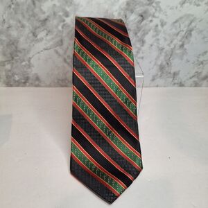 NWT Holiday Traditions by Hallmark SILK Necktie Christmas Men’s Tie Candy Canes